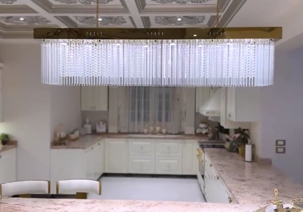 مطبخ عدى حدود الخيال 💫 إبداع في تصميم كل ركن في المطبخ لإظهار الفخامة في كل تفصيلة🤍